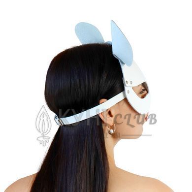 Кожаная маска мышки Art of Sex - Mouse Mask, цвет Белый 107666 фото