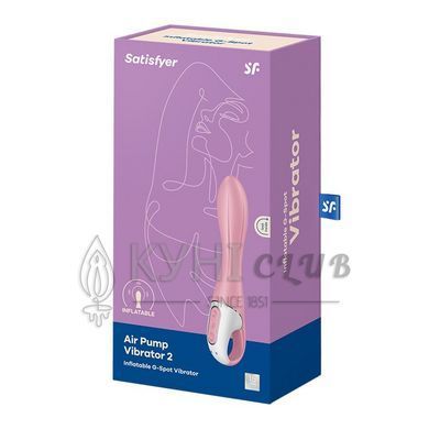 Вибратор точки G надувной Satisfyer Air Pump Vibrator 2 106277 фото