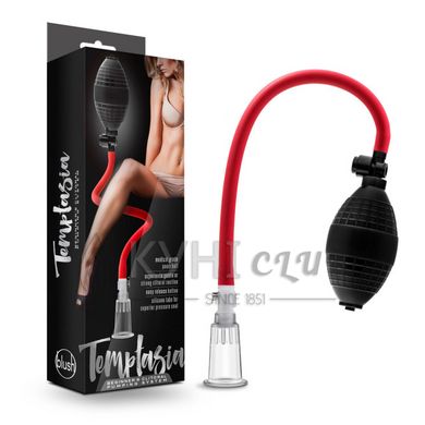 Вакуумная помпа для клитора Temptasia by Blush - Beginner's Clitoral Pumping System - Black 106853 фото