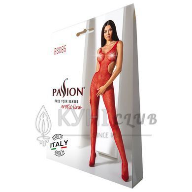Эротический бодистокинг с рисунком Passion BS085 red 102603 фото