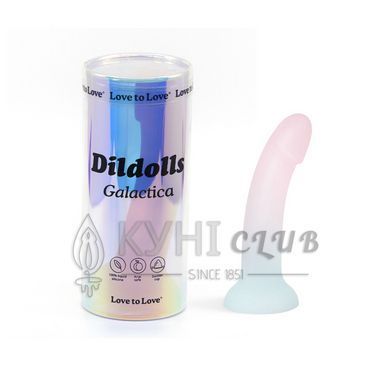 Дилдо з градієнтом та блискітками Love To Love Dildolls &mdash; Galactica, ультрам&rsquo;який 107033 фото