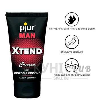 Крем для пеніса стимулювальний pjur MAN Xtend Cream 50 ml, з екстрактом гінкго та женьшеню 101300 фото