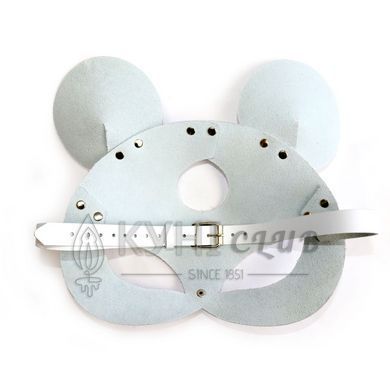 Кожаная маска мышки Art of Sex - Mouse Mask, цвет Белый 107666 фото