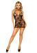 Ажурное платье-сетка Leg Avenue Lace mini dress with cut-outs Black, one size 105861 фото 3