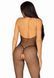 Бодістокінг Leg Avenue Fishnet Halter Bodystocking One size Black, дрібна сітка 106599 фото 2