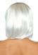Перука, що світиться в темряві Leg Avenue Pearl short natural bob wig White, коротка, перлинна, 33 с 105911 фото 3