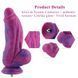 Фалоімітатор для секс-машин Hismith 9.45&Prime; Silicone Fantasy Series Dildo, система кріплення KlicLok 104196 фото 2