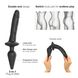 Анальна пробка з дилдо Strap-On-Me SWITCH PLUG-IN REALISTIC DILDO BLACK - L (м'ята упаковка) 104822 фото 3