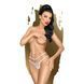 Трусики-стрінги Penthouse Open Secret Light M/L Pink, відкритий доступ, декор з мережева та каменю 104501 фото 1