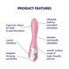 Вибратор точки G надувной Satisfyer Air Pump Vibrator 2 106277 фото 4
