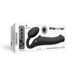 Безремневой страпон с вибрацией Strap-On-Me Vibrating Black L, диаметр 3,7см, пульт ДУ, регулируемый 100156 фото 6