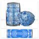 Мастурбатор Fleshlight Quickshot Turbo Blue Ice, компактний, наскрізний, підійде для пар та мінету 109768 фото 1