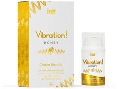 Рідкий вібратор Intt Vibration Honey (15 мл), густий гель, дуже смачний, діє до 30 хвилин 109610 фото