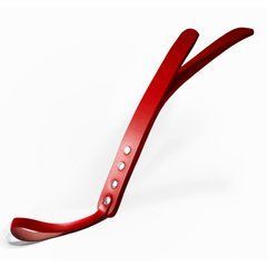 Падл двошаровий Feral Feelings Leather Mini Paddle Red, натуральна шкіра, red 106239 фото