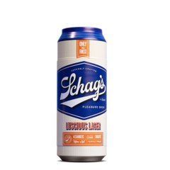 Мастурбатор &ndash; банка пива Blush Schag's Luscious Lager Masturbator Frosted, самозмащуваний, вакуум 106854 фото