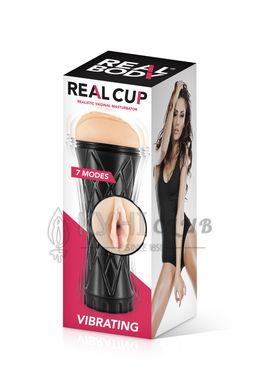 Мастурбатор-вагіна Real Body Real Cup Vagina Vibrating 102037 фото