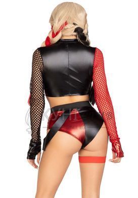 Еротичний костюм Leg Avenue Crime Spree Sweetie Costume S, топ, шорти 107221 фото