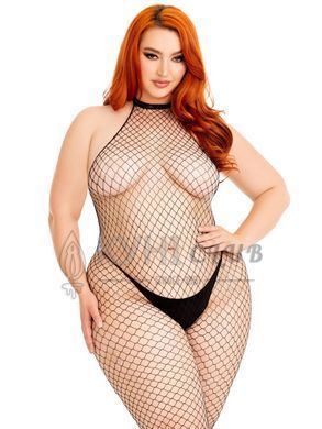 Бодистокинг Leg Avenue Racer neck bodystocking Black Queen Size 110118 фото