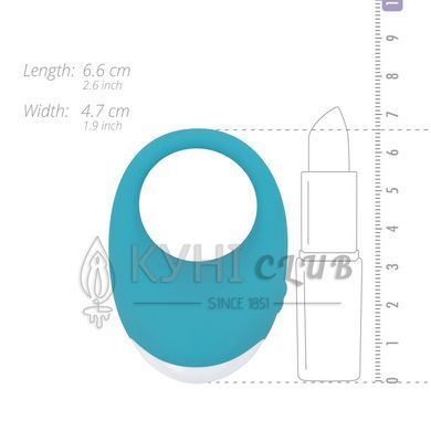 Эрекционное кольцо с вибрацией Cala Azul &ndash; Jose Vibrating Cockring, 10 режимов 106902 фото