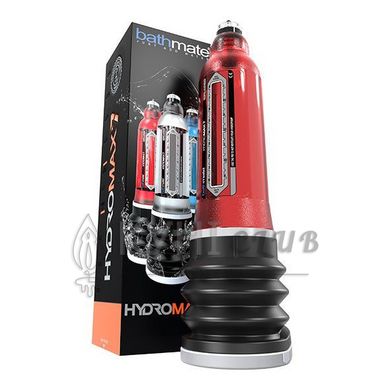 Гідропомпа Bathmate Hydromax 7 Red (X30), для члена довжиною від 12,5 до 18 см, діаметр до 5 см 100493 фото