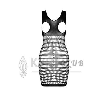Бодистокинг-платье с открытой грудью Passion BS092 black 104354 фото