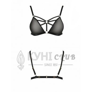 Бюстгальтер-стрепы MEGGY BRA black L/XL - Passion Exclusive 104379 фото