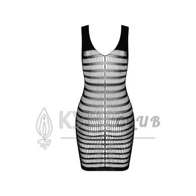 Бодистокинг-платье с открытой грудью Passion BS092 black 104354 фото