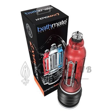 Гідропомпа Bathmate Hydromax 7 Red (X30), для члена довжиною від 12,5 до 18 см, діаметр до 5 см 100493 фото