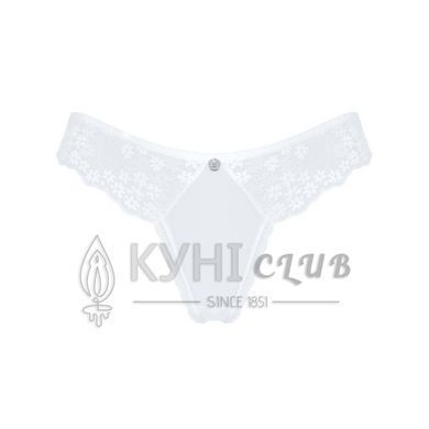 Полупрозрачные трусики Obsessive Heavenlly panties M/L, открытые ягодицы 106133 фото