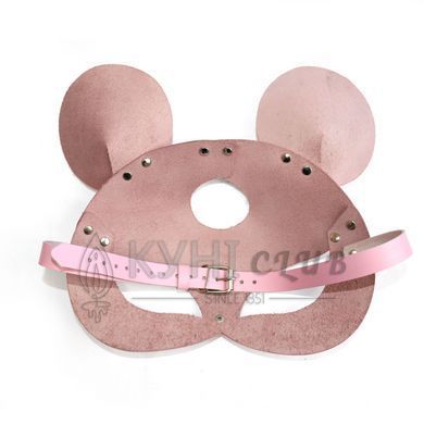 Кожаная маска мышки Art of Sex - Mouse Mask, цвет Розовый 107667 фото