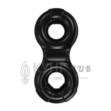 Эрекционное виброкольцо Bathmate Vibe Ring Eight, двойное, для члена и мошонки 109445 фото