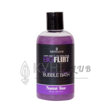 Пена для ванны Sensuva — Big Flirt Pheromone Bubble Bath — Tropical Tease (237 мл) 105822 фото