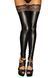 Чулки с мокрым эффектом Noir Handmade F135 Powerwetlook stockings, L, без мысков 108015 фото 1
