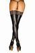 Чулки с мокрым эффектом Noir Handmade F135 Powerwetlook stockings, L, без мысков 108015 фото 2