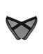 Мереживні трусики із заниженою талією Obsessive Estiqua panties M/L, чорні 105245 фото 6