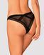 Мереживні трусики із заниженою талією Obsessive Estiqua panties M/L, чорні 105245 фото 2