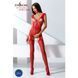 Сітчастий бодістокінг Passion BS062 One Size, Red, комбінезон, імітація панчіх, відкритий доступ 100755 фото 2