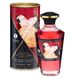 Розігрівальна олія Shunga Aphrodisiac Warming Oil – Sparkling Strawberry Wine (100 мл) без цукру 109305 фото 1