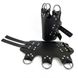 Поножи манжеты для подвеса за ноги Leg Cuffs For Suspension из натуральной кожи, цвет черный 103115 фото 2