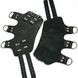 Поножи манжеты для подвеса за ноги Leg Cuffs For Suspension из натуральной кожи, цвет черный 103115 фото 3