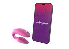 Смарт-вібратор для пар We-Vibe Sync 2 Rose, 10 віброрежимів, пульт ДК 106788 фото
