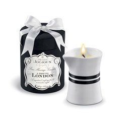Масажна свічка Petits Joujoux - London - Rhubarb, Cassis and Ambra (190 г) розкішна упаковка 108910 фото