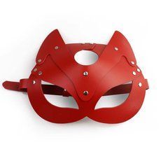 Маска Кішечки Art of Sex - Cat Mask, Червоний 105734 фото