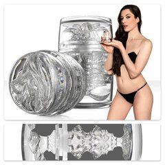 Двосторонній мастурбатор Fleshlight Quickshot Stoya, компактний, наскрізний, зі зліпка вульви та ану 109770 фото