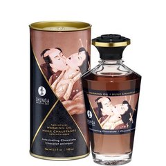 Разогревающее масло Shunga Aphrodisiac Warming Oil – Intoxicating Chocolate (100 мл) без сахара 109306 фото