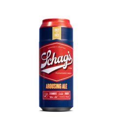 Мастурбатор &ndash; банка пива Blush Schag's Arousing Ale Masturbator &ndash; Frosted, самозмащуваний, вакуум 106855 фото