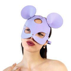 Кожаная маска мышки Art of Sex - Mouse Mask, цвет Лавандовый 107668 фото