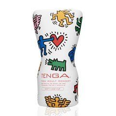 Мастурбатор Tenga Keith Haring Soft Case Cup (м&rsquo;яка подушечка) стисний 109391 фото