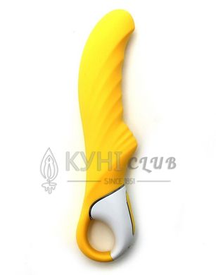 Потужний вібратор Satisfyer Vibes Yummy Sunshine з гнучким стовбуром і стимул. рельєфом, 12 режимів 101219 фото