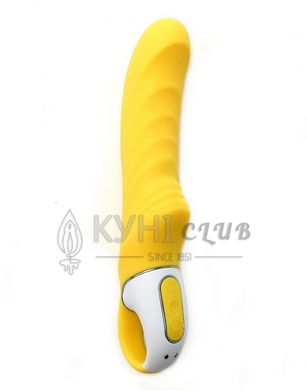 Потужний вібратор Satisfyer Vibes Yummy Sunshine з гнучким стовбуром і стимул. рельєфом, 12 режимів 101219 фото